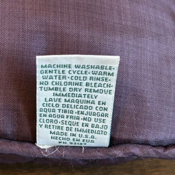 CROSCILL 16" SQUARE PURPLE AMETHYST QUILTED THROW PILLOW - Picture 9 of 9